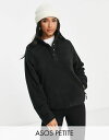 エイソス 【送料無料】 エイソス レディース パーカー・スウェット アウター ASOS 4505 Petite ski fleece with snaps black