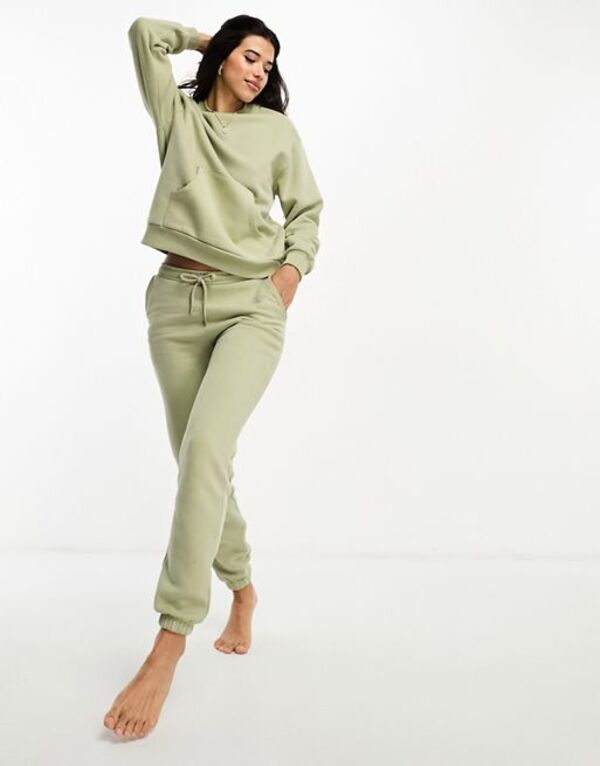  チェルシーピア レディース カジュアルパンツ ボトムス Chelsea Peers sweatpants in sage green Sage