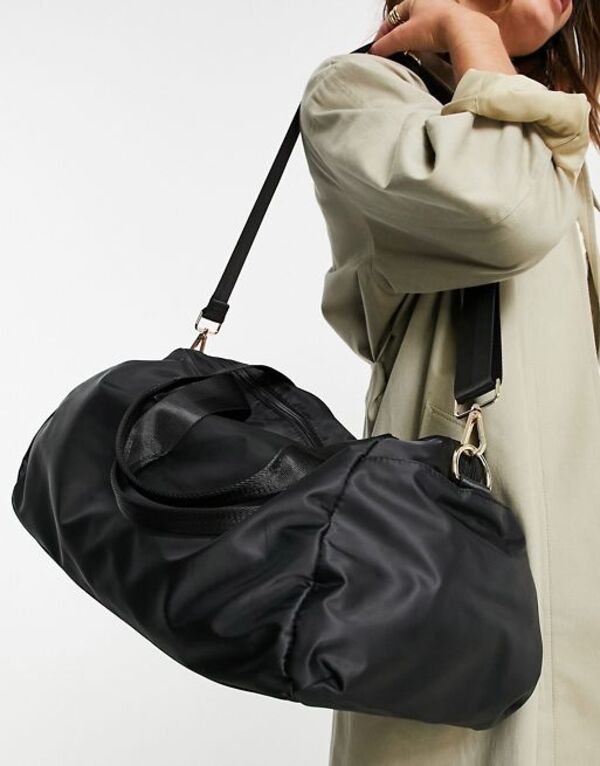 【送料無料】 エイソス レディース ハンドバッグ バッグ ASOS DESIGN holdall weekend bag in black Black