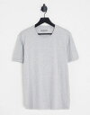 【送料無料】 トゥルーレリジョン メンズ Tシャツ トップス True Religion short sleeve stitch t-shirt in gray LIGHT GRAY