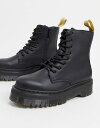 【送料無料】 ドクターマーチン メンズ ブーツ・レインブーツ シューズ Dr Martens Vegan Jadon Platform boots in black Black