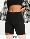  ブレーブソウル レディース レギンス ボトムス Brave Soul Petite sindy legging shorts in black Black