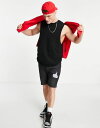 【送料無料】 リバーアイランド メンズ タンクトップ トップス River Island muscle fit tank in black Black