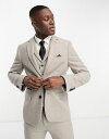 【送料無料】 ハリー ブラウン メンズ ジャケット・ブルゾン アウター Harry Brown Wedding wool mix slim fit suit jacket in light gray LIGHT GRAY