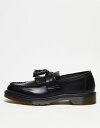 【送料無料】 ドクターマーチン レディース スリッポン・ローファー シューズ Dr Martens Adrian tassel loafers in black...