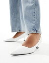 エイソス 【送料無料】 エイソス レディース ヒール シューズ ASOS DESIGN Street kitten heeled shoes in off white Off-white