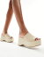 【送料無料】 グラマラス レディース サンダル シューズ Glamorous platform sandals in beige BEIGE