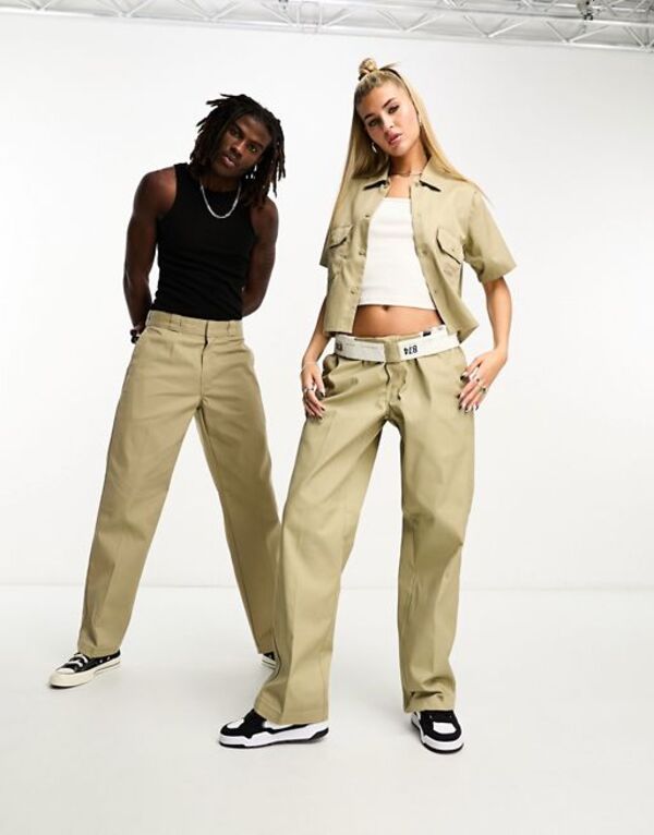 ディッキーズ ボトムス レディース 【送料無料】 ディッキーズ レディース カジュアルパンツ ボトムス Dickies Original 874 twill pants in khaki Khaki