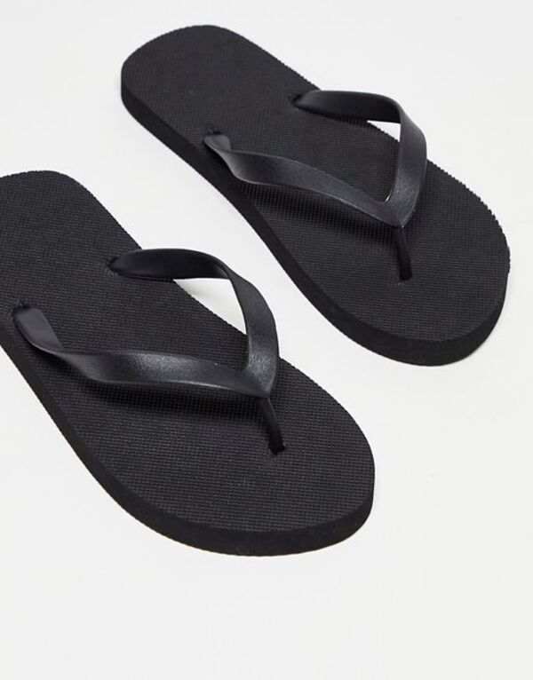 yz gtRNV Y T_ V[Y Truffle Collection flip flops in black Black