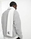 カルバンクライン 【送料無料】 カルバンクライン メンズ マフラー・ストール・スカーフ アクセサリー Calvin Klein Jeans embroidered scarf in white Bright White