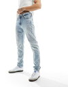 カルバン・クライン 【送料無料】 カルバンクライン メンズ デニムパンツ ジーンズ ボトムス Calvin Klein Jeans slim tapered jeans in light wash Denim Light