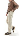  ジャック アンド ジョーンズ メンズ カジュアルパンツ ボトムス Jack & Jones loose fit carpenter pants in beige Fields of Rye