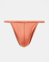 yz GC\X Y n[tpcEV[c  ASOS DESIGN high side briefs in red RUST