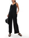 【送料無料】 エイソス レディース ジャンプスーツ トップス ASOS DESIGN beach jumpsuit with pocket detail in ...