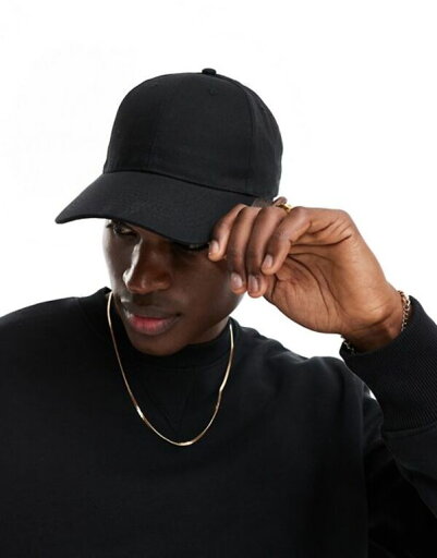 【送料無料】 エイソス メンズ 帽子 アクセサリー ASOS DESIGN classic baseball cap in black cotton Black 【送料無料】 エイソス メンズ 帽子 アクセサリー ASOS DESIGN classic baseball cap in black cotton Black