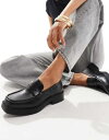【送料無料】 ウォークロンドン レディース スリッポン・ローファー シューズ Walk London Taylor saddle loafers in blac...