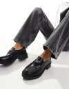 【送料無料】 ウォークロンドン レディース スリッポン・ローファー シューズ Walk London Dolly penny loafers in black ...