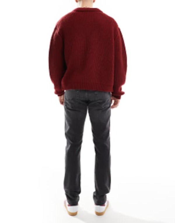 【送料無料】 ジャック アンド ジョーンズ メンズ デニムパンツ ジーンズ ボトムス Jack & Jones Intelligence Glenn slim tapered fit jeans in black wash Black denim