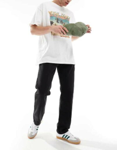 【送料無料】 ジャック アンド ジョーンズ メンズ デニムパンツ ボトムス Jack & Jones Chris rigid straight jeans in black wash Black denim 【送料無料】 ジャック アンド ジョーンズ メンズ デニムパンツ ボトムス Jack & Jones Chris rigid straight jeans in black wash Black denim
