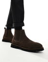 【送料無料】 ウォークロンドン メンズ ブーツ・レインブーツ シューズ Walk London Mayfair Chelsea boots in brown s...