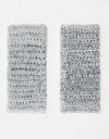 【送料無料】 コルージョン レディース 手袋 アクセサリー COLLUSION open stitch space dye arm warmers in gray gray(4)