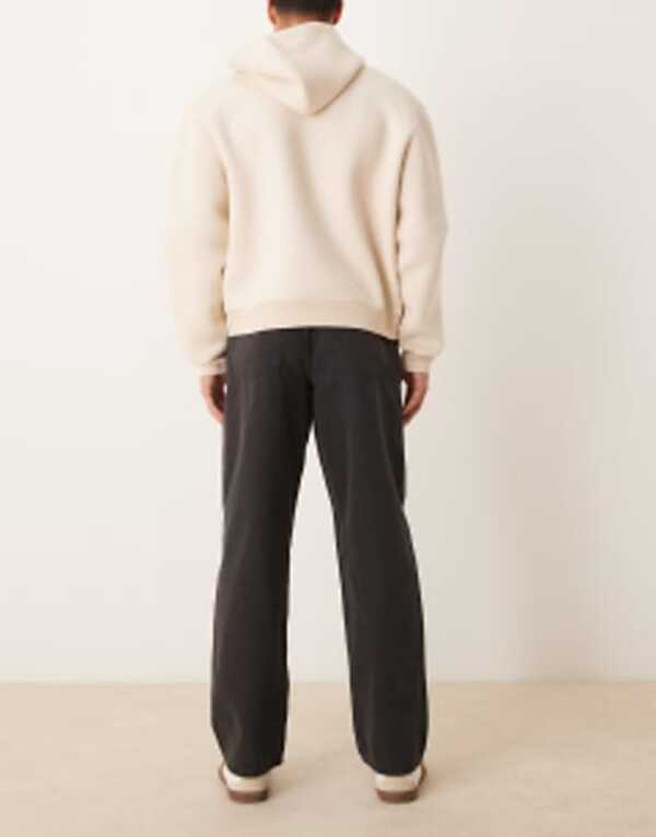 【送料無料】 エイソス メンズ デニムパンツ ボトムス ASOS DESIGN Essential baggy jeans in washed black WASHED BLACK