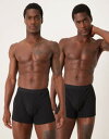 【送料無料】 エイソス メンズ トランクス アンダーウェア ASOS DESIGN capsule collection 2 pack briefs in bl...