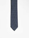【送料無料】 エイソス メンズ ネクタイ アクセサリー ASOS DESIGN standard tie with dot pattern in navy NA...