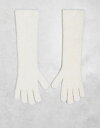 【送料無料】 トップショップ レディース 手袋 アクセサリー Topshop Ginny Premium alpaca mix ribbed knitted g...