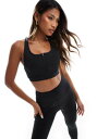 【送料無料】 エイソス レディース ブラジャー アンダーウェア ASOS 4505 Icon zip front high support sports bra...