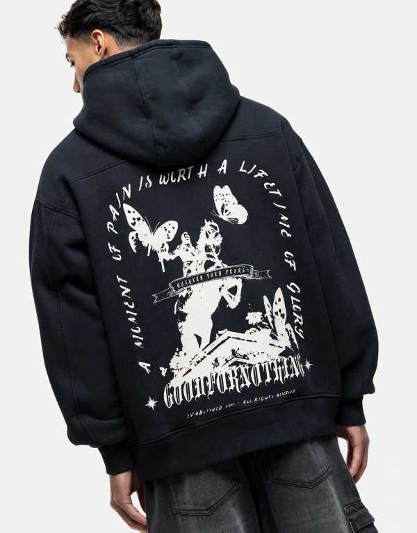 ̵ åɥեʥå  ѡå  Good For Nothing hoodie with eq...