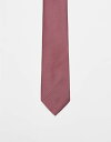 【送料無料】 エイソス メンズ ネクタイ アクセサリー ASOS DESIGN tie in rose pink Rose pink