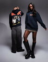 【送料無料】 エイソス レディース パーカー・スウェット アウター ASOS DESIGN unisex oversized license hoodie wi...