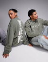 【送料無料】 エイソス レディース パーカー・スウェット アウター ASOS DESIGN unisex boxy oversized sweatshirt w...