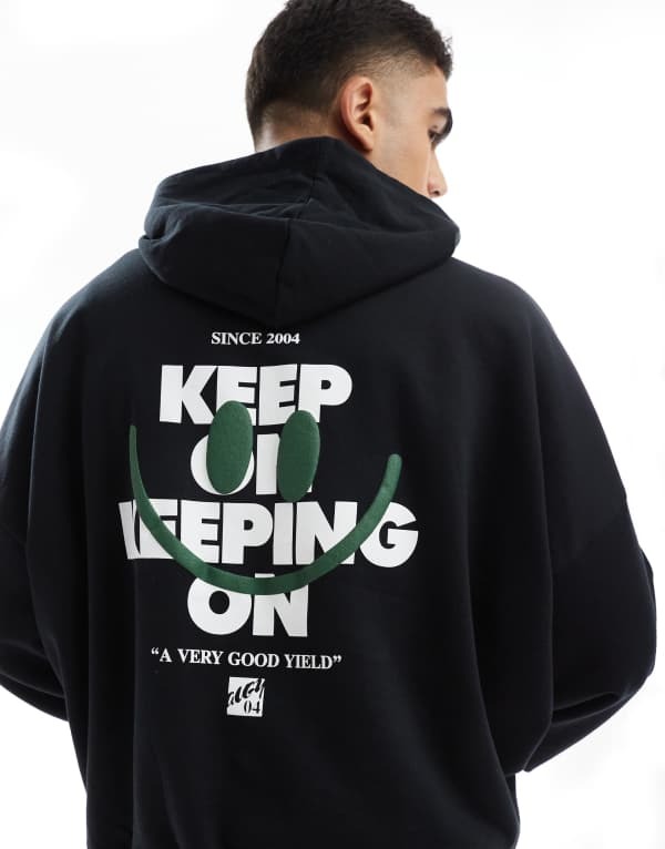 ̵   ѡå  ASOS DESIGN oversized hoodie with back...