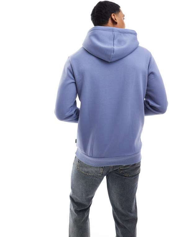 オンリーアンドサンズ メンズ アウター パーカー・スウェット フード ONLY & SONS oversized hoodie in washed blue Flint stone