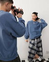 【送料無料】 リクレイム ヴィンテージ レディース パーカー・スウェット アウター Reclaimed Vintage unisex boxy sweatshi...