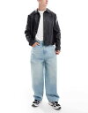 【送料無料】 オンリーアンドサンズ メンズ デニムパンツ ボトムス ONLY & SONS Carl balloon fit jeans in light blue wash Blue(4)