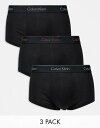 【送料無料】 カルバンクライン メンズ トランクス アンダーウェア Calvin Klein Modern Cotton holiday 3 pack low ...