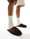 【送料無料】 ジャック アンド ジョーンズ メンズ サンダル シューズ Jack & Jones faux suede slip on slipper in b...