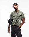 【送料無料】 リーバイス メンズ Tシャツ トップス Levi's Mainline The Essential relaxed fit stripe T-sh...