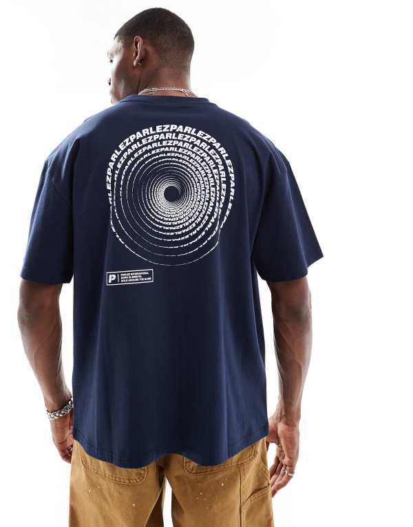 ̵ ѥ  T ȥåץ Parlez Luna short sleeve oversized logo T-shi...