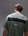 【送料無料】 オールセインツ メンズ Tシャツ トップス AllSaints Redact oversized embroidered logo T-shirt...