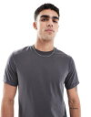 【送料無料】 エイソス メンズ Tシャツ トップス ASOS DESIGN essential crew neck t-shirt with cuffed sl...