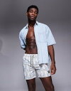 【送料無料】 マーシャルアーティスト メンズ ハーフパンツ・ショーツ 水着 Marshall Artist faded camo print swimshort...