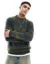 【送料無料】 ジースター メンズ ニット・セーター アウター G-Star gradient knitted sweater in dark green and navy Green(4)
