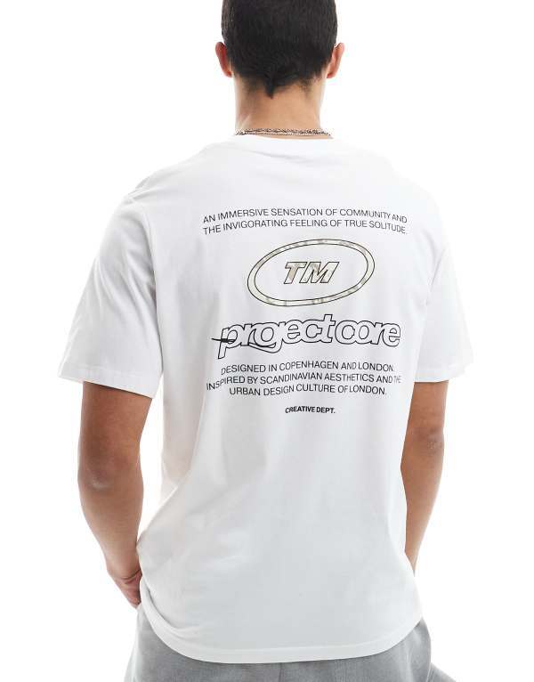̵ å  硼  T ȥåץ Jack & Jones oversized T-shirt wit...