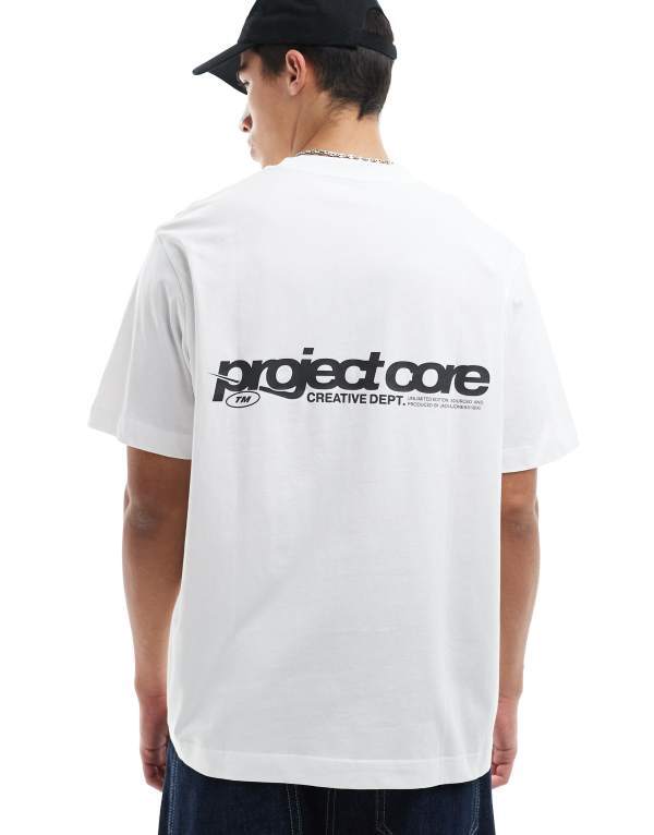 ̵ å  硼  T ȥåץ Jack & Jones oversized T-shirt wit...