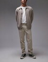 【送料無料】 マンゴ メンズ カジュアルパンツ ボトムス Mango corduroy pants in ecru ECRU