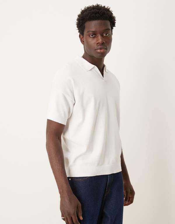 ̵   ݥ ȥåץ ASOS DESIGN relaxed boxy fit knit midweight...